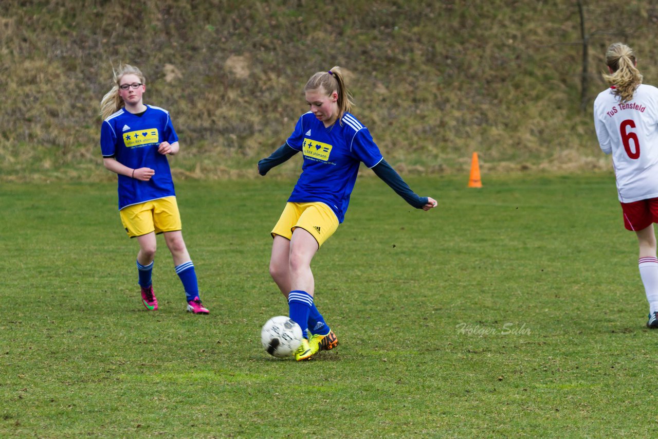 Bild 134 - B-Juniorinnen Tus Tensfeld - TSV Gnutz o.W. : Ergebnis: 1:3